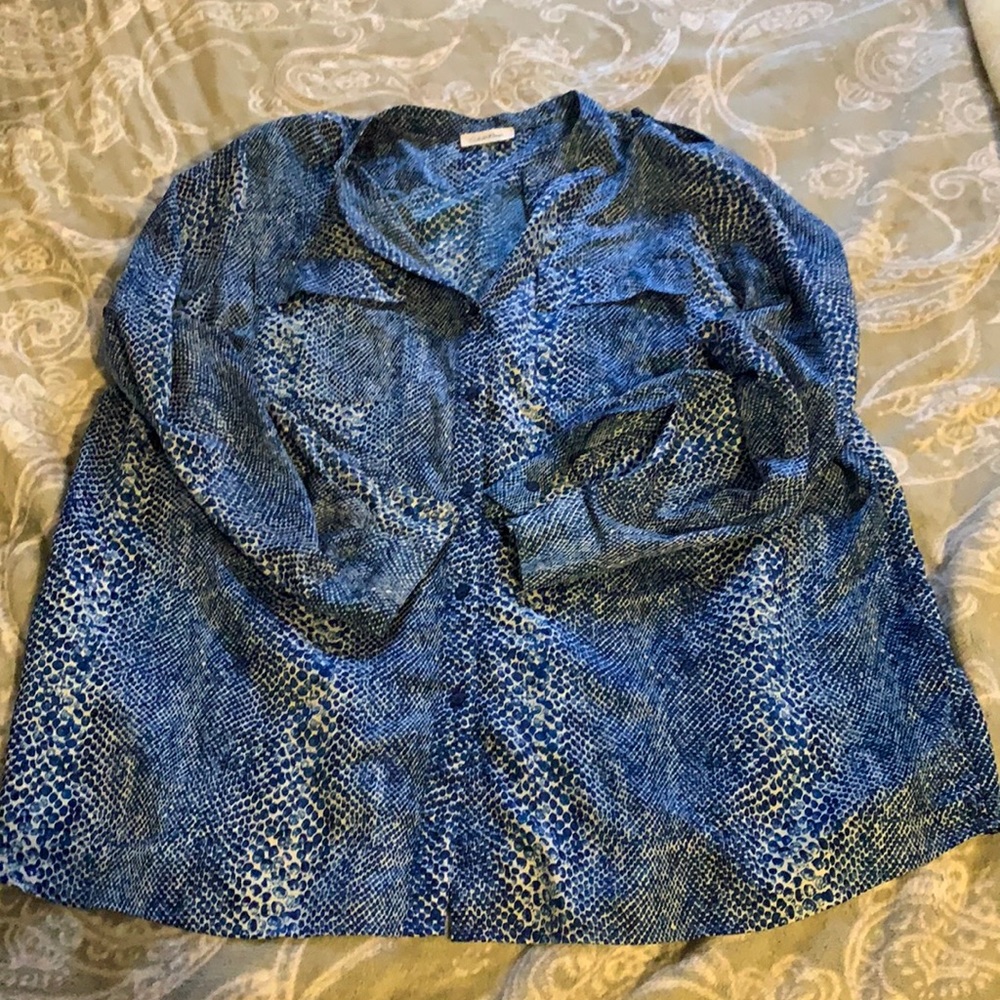 Calvin Klein plus size 3x long sleeve blouse